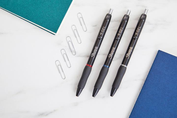 Actual product image Sharpie Gel pen 0.7 mm, 3 pieces (Black, Blue, Red, 3 x)