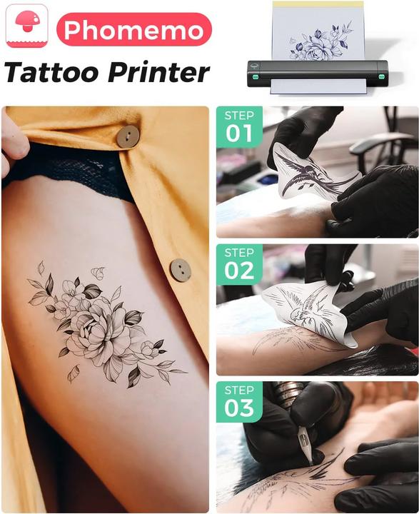 Image du produit Phomemo M08F für Letter- & A4-Format BLA (Thermodirecte, Noir et blanc)