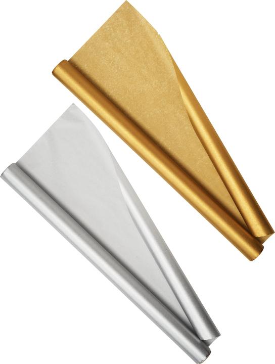 Actual product image Werola Tissue paper roll 50x500 cm metallic gold colourfast (20 g/m², 1 x)