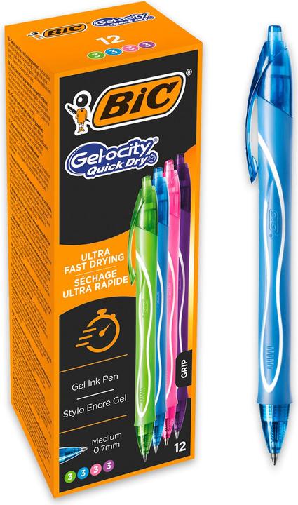 Produktbild Bic Gel-Ocity Quick Dry (Sortiert, 12 x)