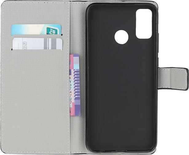 Image du produit MU Style Couverture de livre en cuir Série d'images (Motorola Moto G30, Motorola Moto G10)