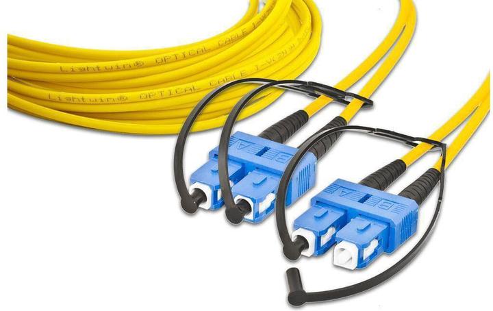 Actual product image Lightwin Fiber optic duplex patch cable (CAT6, 20 m)