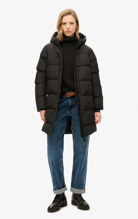 Actual product image Superdry HOODED SPORTS PUFFER MID JKT Dames Jas - Maat S (10)