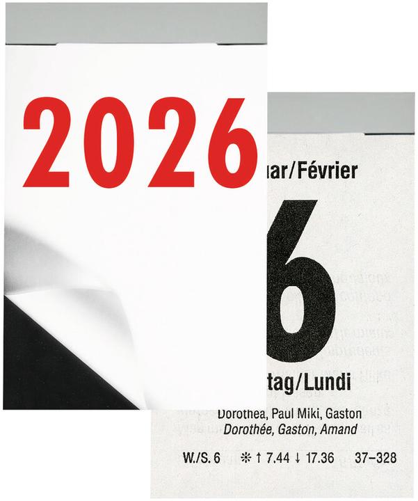 Produktbild Biella Abreisskalender Tag (5.4 x 8 cm, Französisch, Deutsch)