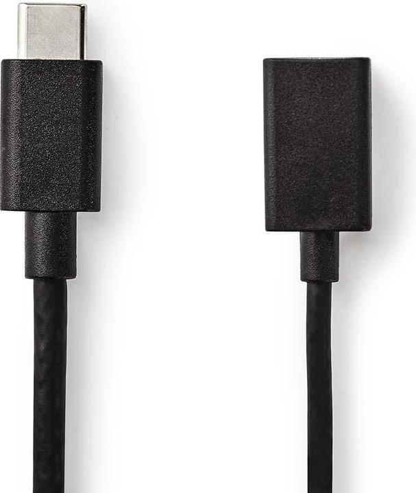 Nedis USB-C™ Adapter | USB 3.2 Gen 1 | USB-C™ Stecker | USB-A Buchse | 5 Gbps | 0.15 m | rund | Vern (0.15 m, USB 3.2 Gen 1, 15 W)
