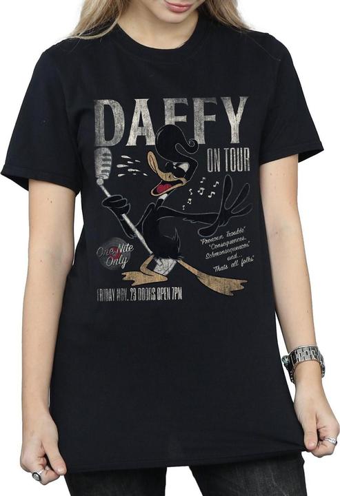 Immagine prodotto Looney Tunes Daffy Duck Concert Maglietta Ampia Donna (L)