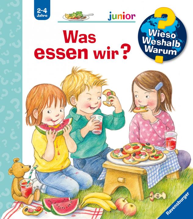 Actual product image Ravensburger Was essen wir? (German, Doris Rübel, 2015)