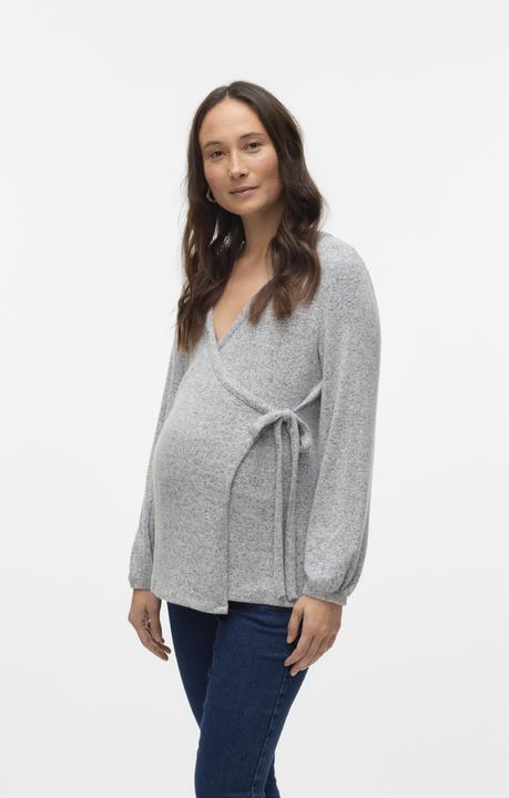 Image du produit Mamalicious Normal geschnitten V-Ausschnitt Top Bluse (M)