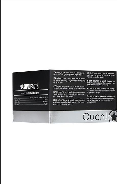 Actual product image Ouch! Massage Candle - Rose Scented