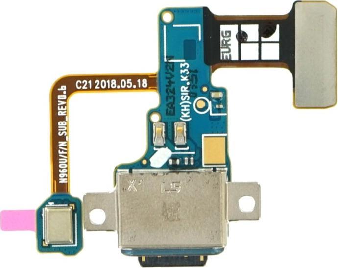 Actual product image Samsung Galaxy Note 9 SM-N960F USB Flex Card / Charging Port (Samsung Galaxy Note 9)