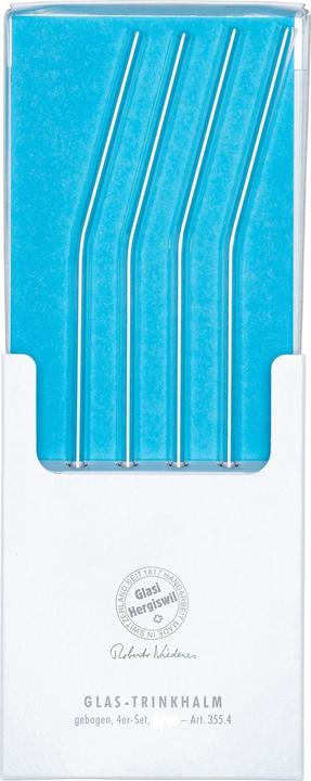 Produktbild Glasi Hergiswil Trinkhalm (4 x)