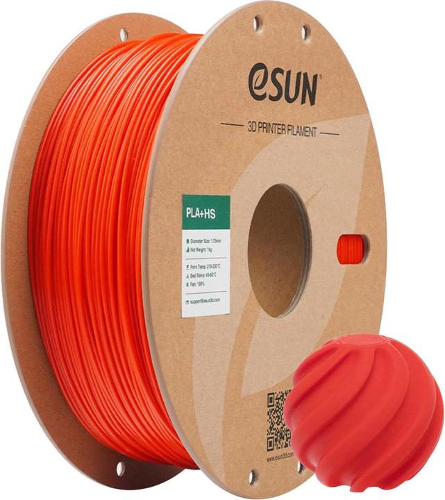 Image du produit eSUN Filament PLA+ HS RGB Rot 1.75 mm 1 (PLA, 1.75 mm, 1000 g, Rouge)