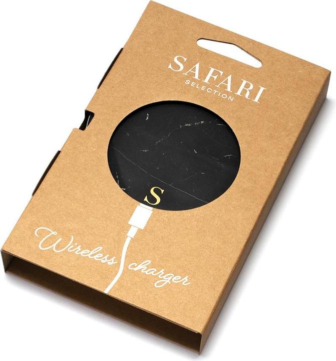 Actual product image Safari Selection Borne de charge CIRCLE MARBLE noir/?? petits motifs (10 W)