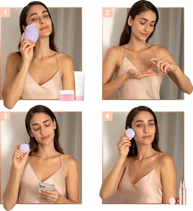 Actual product image Foreo BEAR™ 2 go Compact Travel-friendly Microcurrent Facial Toning Device with 6 Intensities and 2