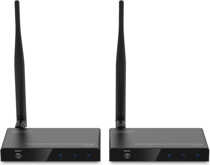 Produktbild Digitus Wireless HDMI Extender / Splitter Set (100 m, HDMI 1.4a)