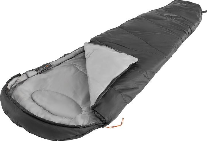Produktbild Easy Camp Schlafsack Starling Mummy Black 8?C (schwarz/grau, Modell 2025) (190 cm)