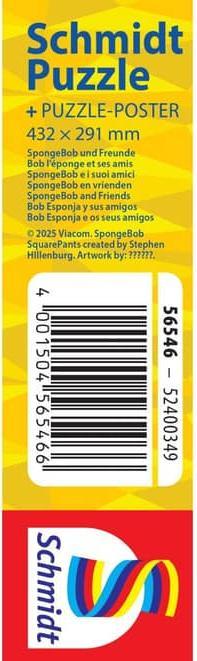 Actual product image Schmidt Spiele SpongeBob, Spongebob und Freunde 150 Teile (150 pieces)