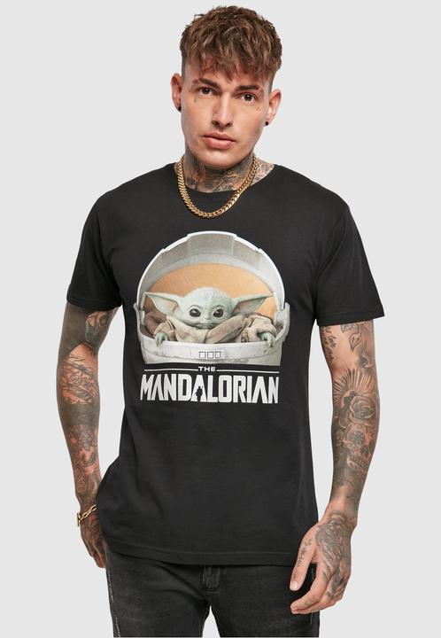 Produktbild Mister Tee Baby Yoda Mandalorian Logo Tee (XL)
