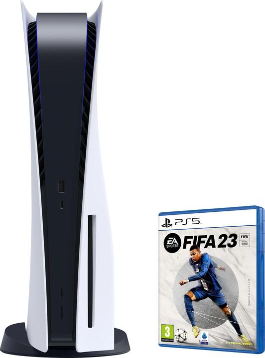 Immagine prodotto Sony Playstation PS5 FIFA 23 Pacchetto825 GB, bianco