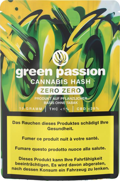 Immagine prodotto Green Passion CBD Hash Zero Zero (10 g, Interno)