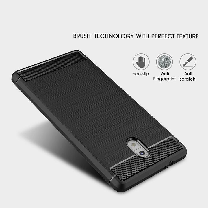 Produktbild König Design Nokia 3 Hülle Case Handy Cover Schutz Tasche Schutzhülle Bumper Schale Etui Grau (Nokia 3)