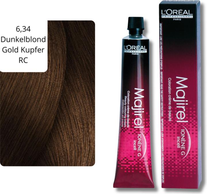 Actual product image L'Oréal Professionnel Majirel (6.34 Dark blond gold copper)