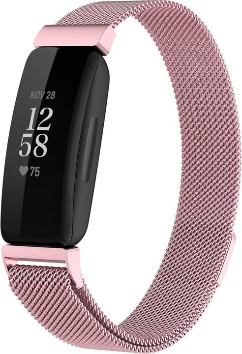 Cover-Discount Fitbit Inspire 2 - Milanese Armband rosa (Edelstahl)