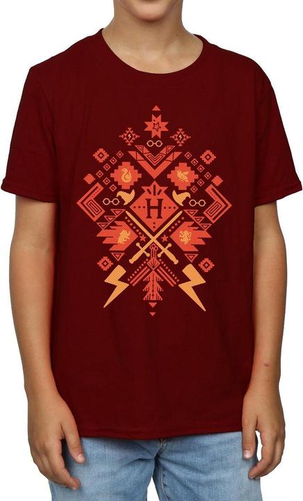 Actual product image Boys Christmas Fair Isle T-Shirt (140, 146)