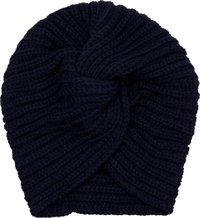 Trisa Hair - Knitted Turban Beanie, blau