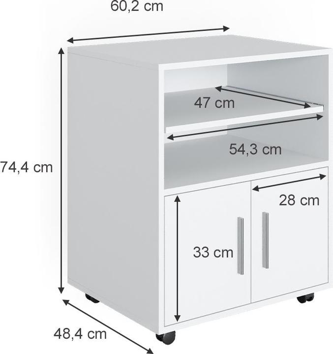Image du produit Vicco Novak (60.5 x 48 x 74 cm)