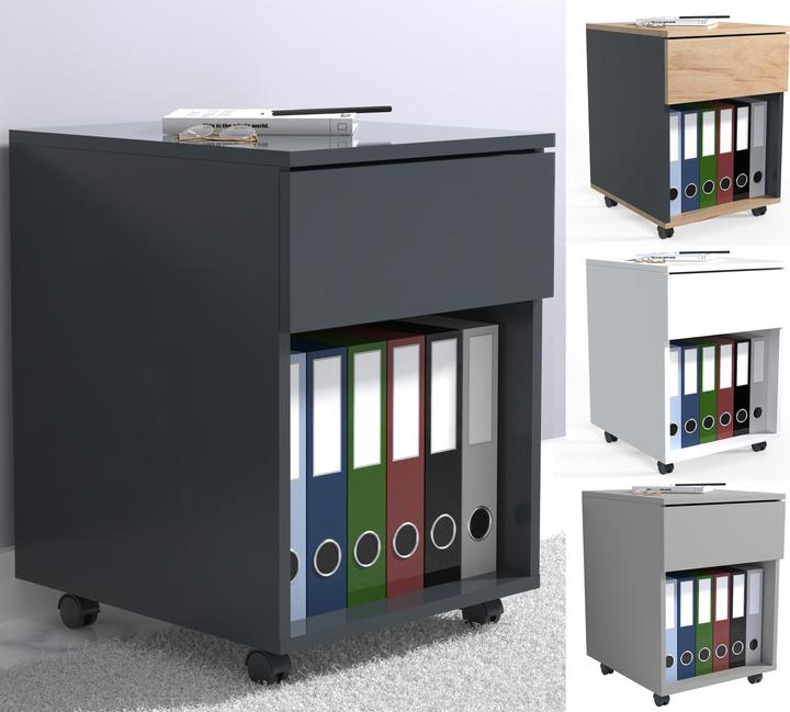 Actual product image VCM Mobile pedestal Office pedestal Castors rollable Dasola 1 drawer (39 x 70 cm)