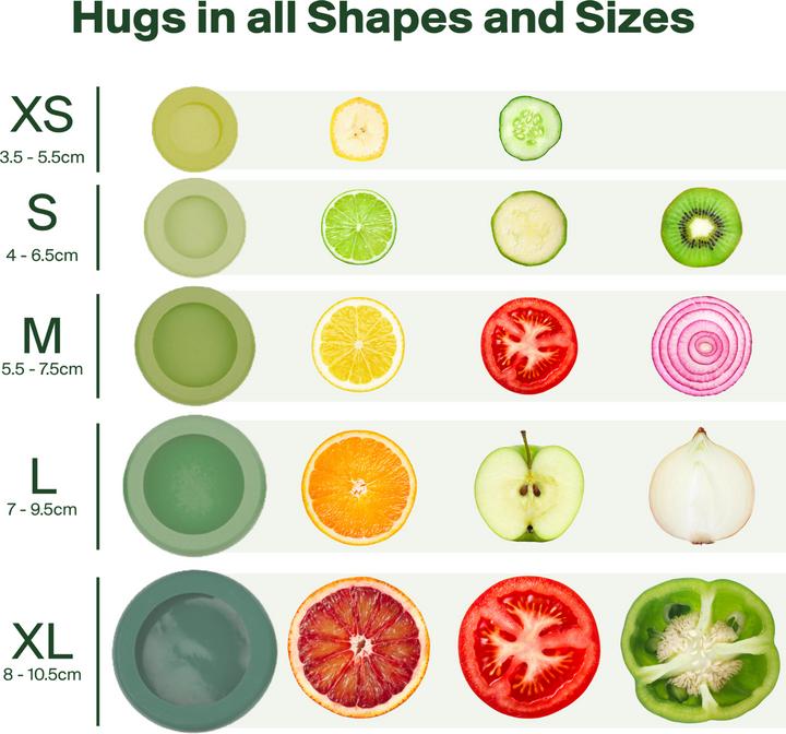 Produktbild Food Huggers 5er Set Sage Green (5 x)