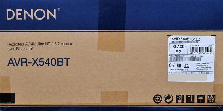Actual product image Denon Avr-X540bt (5.2 channels, FM)