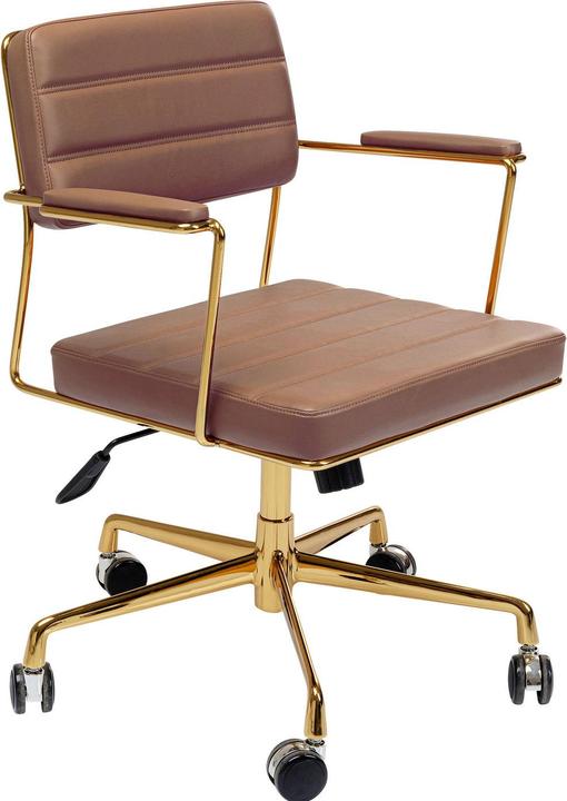 Image du produit Kare Design Chaise pivotante de bureau Dottore marron