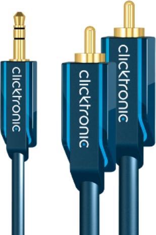 Image du produit Goobay Câble adaptateur MP3 (1 m, Jack 3,5 mm (AUX), RCA)