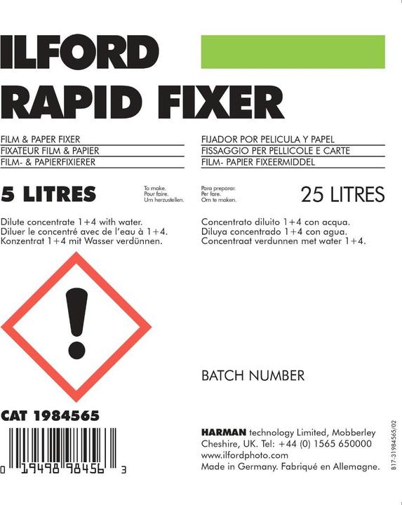 Produktbild Ilford Rapid Fixer (Fixierbad)