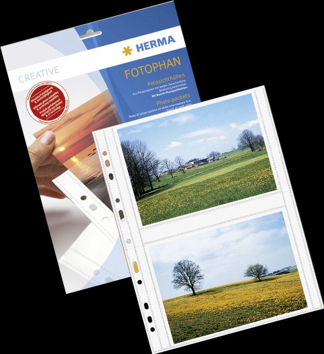 Image du produit HERMA Housses pour photos (23 x 31 cm, 250 x)