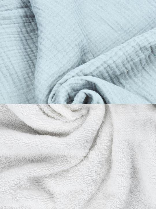 Image du produit Aspero 2x Baby Musselin Wickeltücher aus Bio-Baumwolle