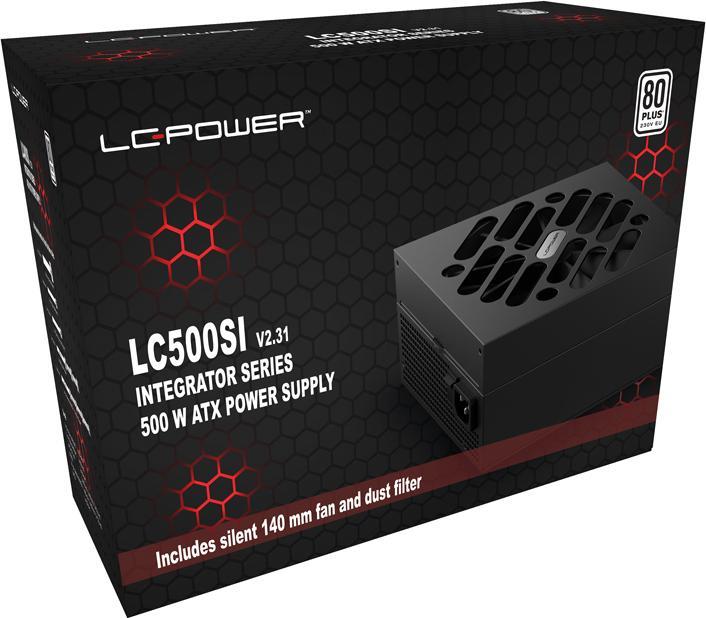 Image du produit LC-Power LC500SI V2.31 400W 80+ 14cm 230V détail (500 W)