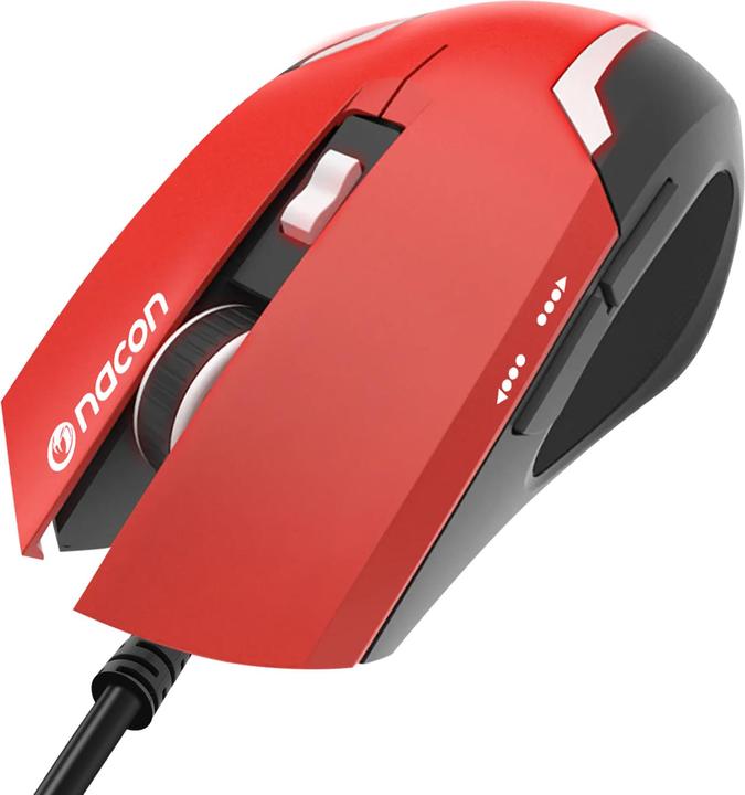 Produktbild Nacon Gaming GM-105 Optical Gaming Maus - rot (PC) (Kabelgebunden)
