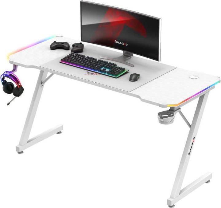 Produktbild Huzaro Biurko gamingowe Hero 3.3 White RGB