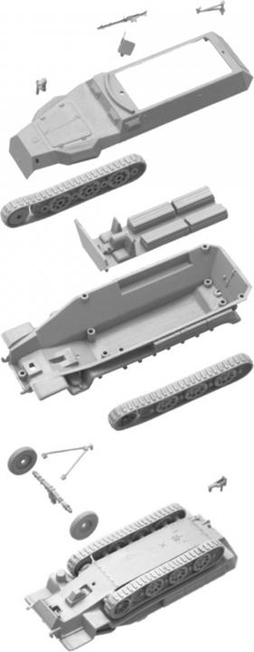 Image du produit 1:72 SD.Kfz.251/1 Ausf. C Fast Assm. Kit