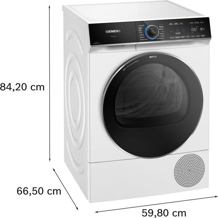 Immagine prodotto Siemens iQ700 (9 kg, A destra, Spina CH)