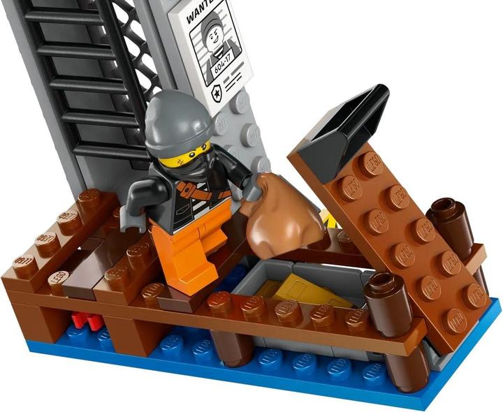 Produktbild LEGO Police Speedboat and Crooks' Hideout (60417, LEGO City)