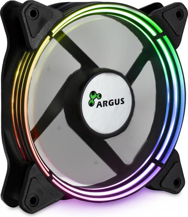 Produktbild Intertech Inter Tech Inter-Tech Lüfter 120*120*25 Argus Valo 1201 RGB (120 mm, 1 x)
