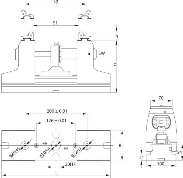 Produktbild Allmatic 5-Achs-Spanner TeleCentric (14 mm)