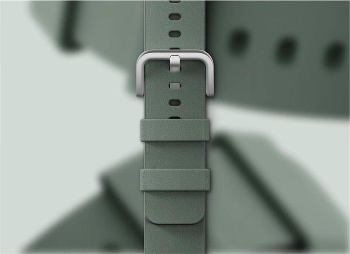 Image du produit Google Bracelet en cuir pour Pixel Watch taille L (Cuir, Acier inoxydable)
