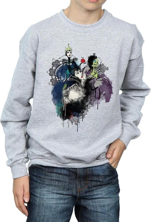 Actual product image Disney Boys Villains Sketch Sweatshirt (116)