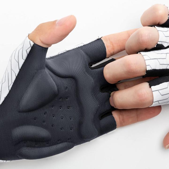 Produktbild Rockbros MTB cycling gloves size: M - white and black (M)