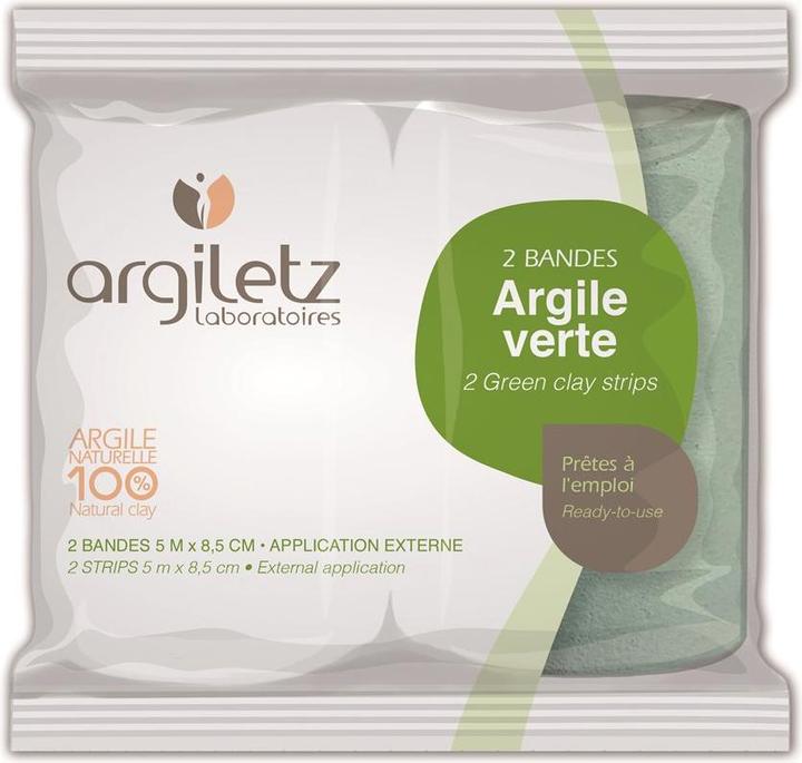 Immagine prodotto Argiletz Strisce verdi della terra curativa (2 pezzi)